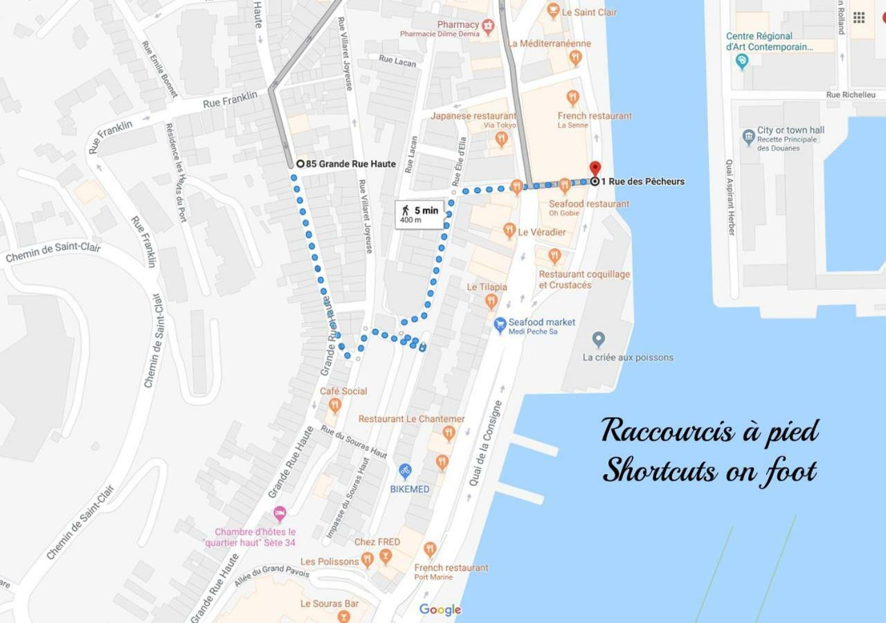 Le Pouffre, Maison De Pecheur Au Quartier Des Artistes, Clim, Wifi 塞特港 外观 照片